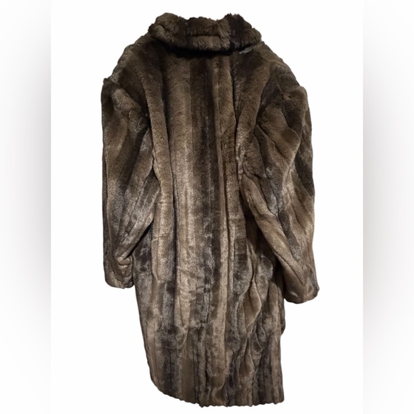 NEW! WeWoreWhat Brown Faux Fur Blazer Jacket - Picture 6 of 10